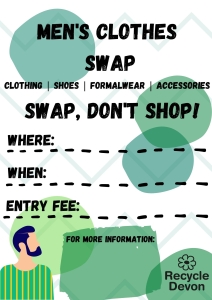 Men's Clothes Swap Poster