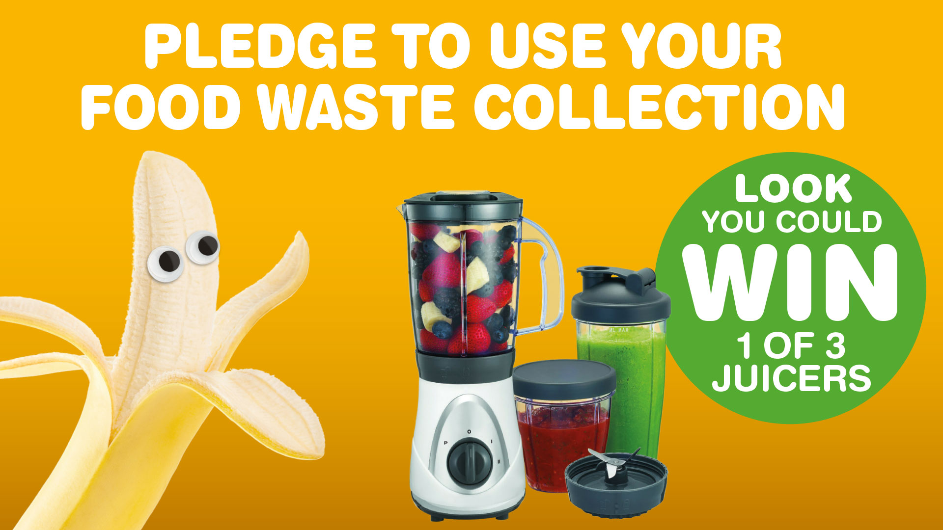 Pledge to use your food waste collection